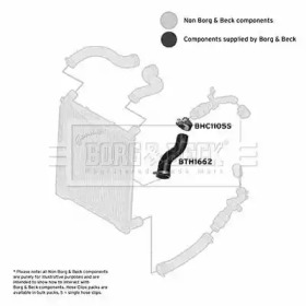 BORG & BECK bth1662 -  Трубка нагнетаемого воздуха